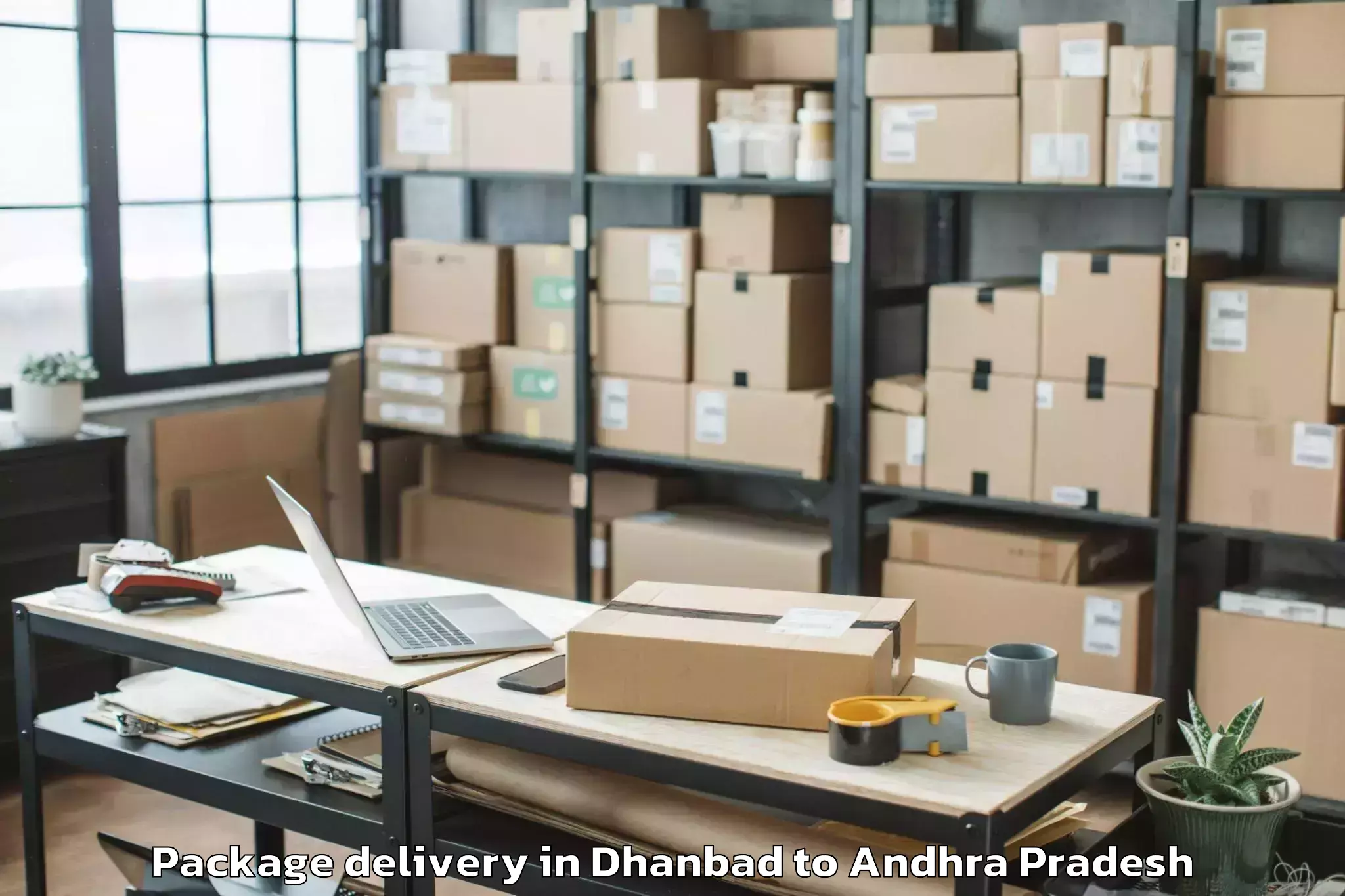 Professional Dhanbad to Laveru Package Delivery